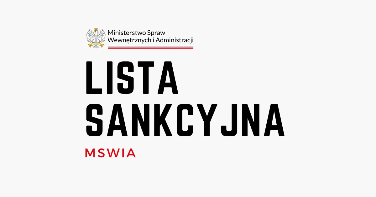 Lista sankcyjna MSWiA